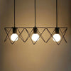 Trio of ZIG ZAG Pendant Light