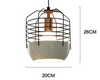 DELUCA Modern Caged Hanging Lamp (Pre-order)