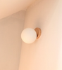 Eliza minimalist wall lamp in gold