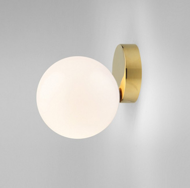 Eliza minimalist wall lamp in gold