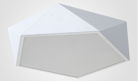 LEXA Geometric LED Ceiling Light (White)