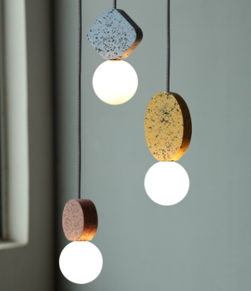Lighting Singapore - TERINA Terrazo Hanging Lamp 1