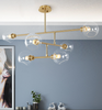 MERZINA Hanging Light (6-Bulb Holder In Vintage Gold)
