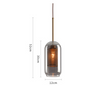 INCEPCION Glass Pendant Light in Grey (Pre-order)