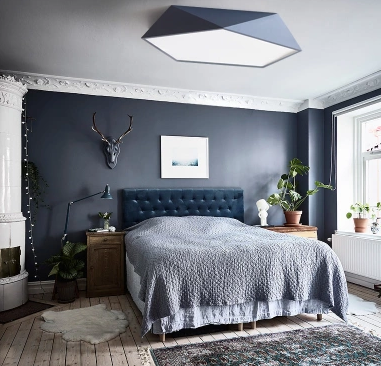 LEXA Geometric LED Ceiling Light in Pastel Colours with Safety Mark LED Driver (Pre-order)