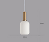 VACARIUS Glass Pendant Light in White (Pre-order)