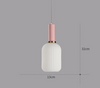 VACARIUS Glass Pendant Light in White (Pre-order)