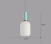 VACARIUS Glass Pendant Light in White (Pre-order)