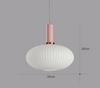 VACARIUS Glass Pendant Light in White (Pre-order)