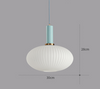 VACARIUS Glass Pendant Light in White (Pre-order)