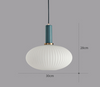 VACARIUS Glass Pendant Light in White (Pre-order)
