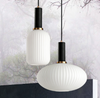 VACARIUS Glass Pendant Light in White (Pre-order)