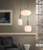 VACARIUS Glass Pendant Light in White (Pre-order)