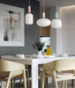 VACARIUS Glass Pendant Light in White (Pre-order)