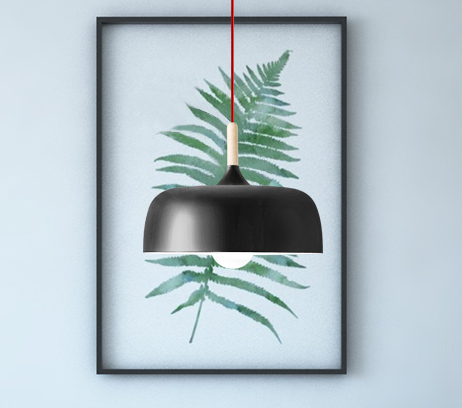 ZONIUS Pendant Light in Black (Pre-order)