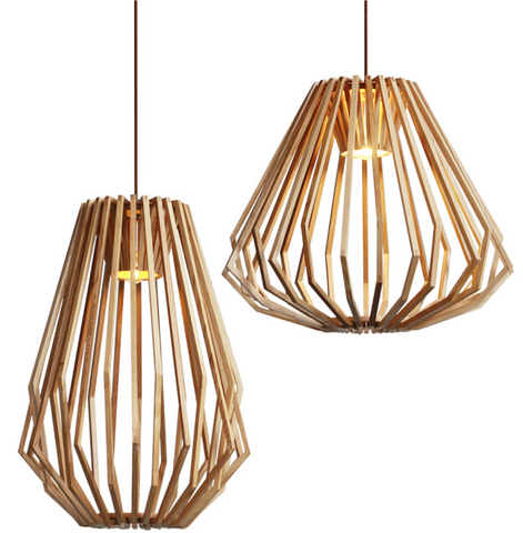 Lightings Singapore - CABANA Wooden Pendant Light 1
