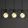 Trio of ZIG ZAG Pendant Light