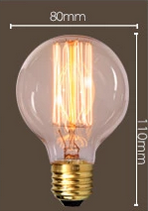 Dimensions of GOTHAM Edison Light Bulb